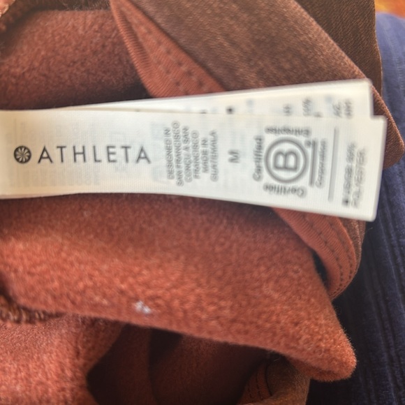ATHLETA WOMEN’S ALTITUDE POLARTEC HALF ZIP SWEATSHIRT-Size M-Brown-HO2022 - Picture 8 of 9